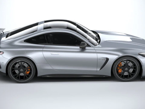 Mercedes-Benz AMG GT Coupe 2024 LowPoly 3D Model