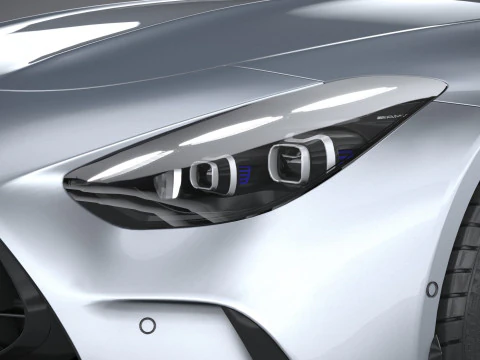 Mercedes-Benz AMG GT Coupe 2024 LowPoly 3D Model