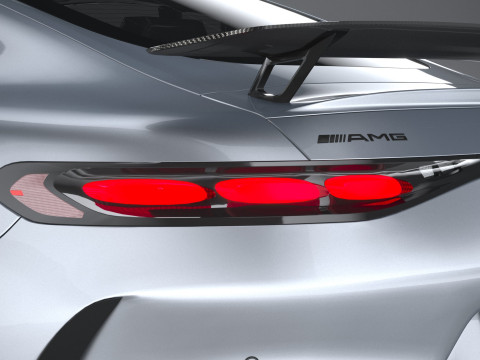 Mercedes-Benz AMG GT Coupe 2024 LowPoly Modèle 3D
