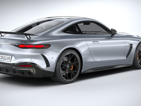 Mercedes-Benz AMG GT Coupe 2024 LowPoly Modèle 3D