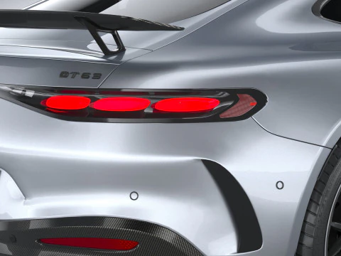 Mercedes-Benz AMG GT Coupe 2024 LowPoly 3D Model