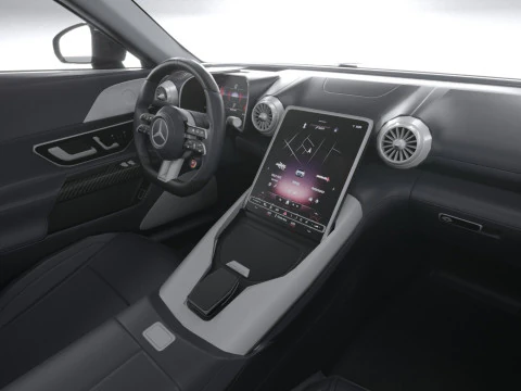 Mercedes-Benz AMG GT Coupe 2024 LowPoly 3D Model