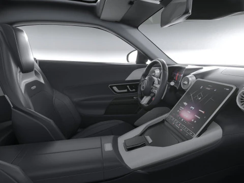 Mercedes-Benz AMG GT Coupe 2024 LowPoly 3D Model