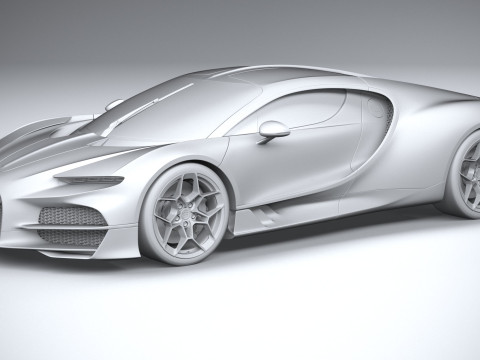 Bugatti Tourbillon 2026 Model 3D