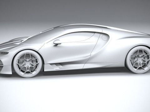 Bugatti Tourbillon 2026 Model 3D
