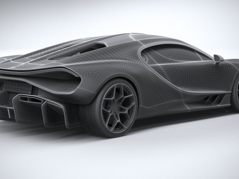 Bugatti Tourbillon 2026 Model 3D