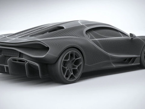 Bugatti Tourbillon 2026 3D Model