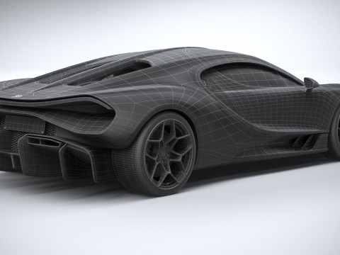 Bugatti Tourbillon 2026 Model 3D