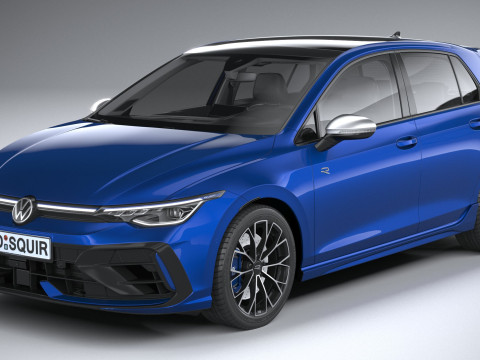 Volkswagen Golf R 2025 3D Model