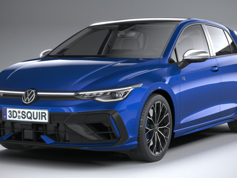 Volkswagen Golf R 2025 3D Model