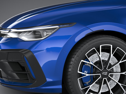Volkswagen Golf R 2025 3D Model