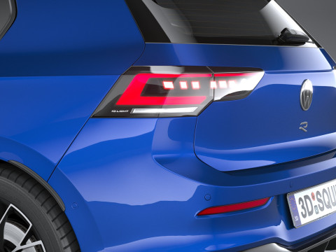 Volkswagen Golf R 2025 3D Model