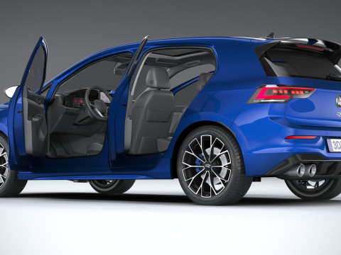 Volkswagen Golf R 2025 3D Model