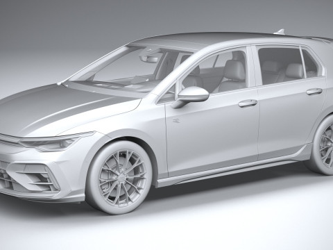 Volkswagen Golf R 2025 3D Model