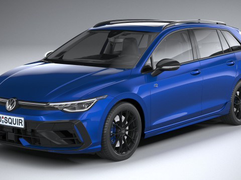 Volkswagen Golf R Variant 2025 3D Модель