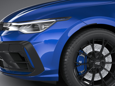 Volkswagen Golf R Variant 2025 3D Модель
