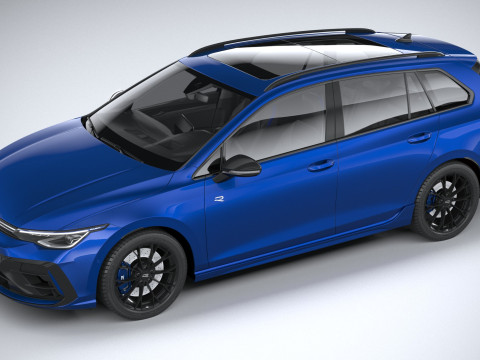 Volkswagen Golf R Variant 2025 3D Модель