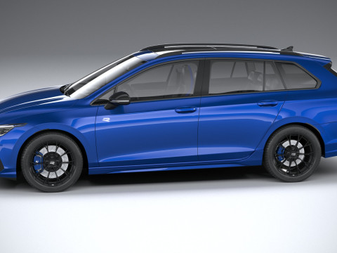 Volkswagen Golf R Variant 2025 3D Модель