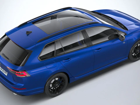 Volkswagen Golf R Variant 2025 3D Model