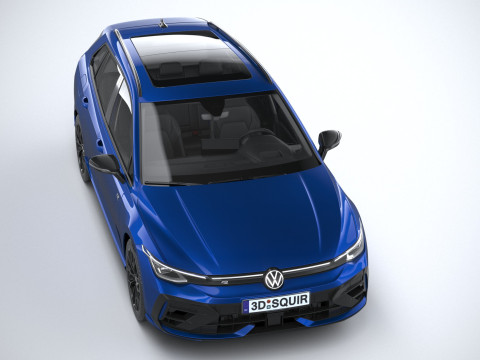 Volkswagen Golf R Variant 2025 3D Модель