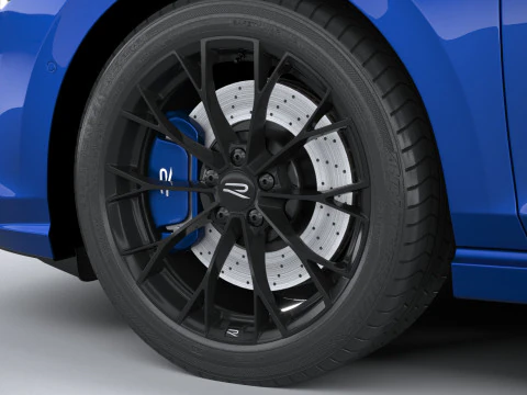 Volkswagen Golf R Variant 2025 3D Model