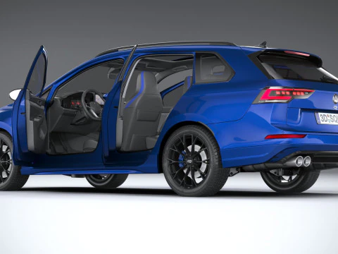 Volkswagen Golf R Variant 2025 3D Model