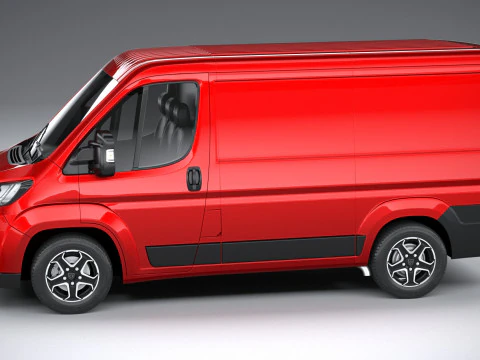 プジョー ボクサー L1H1 2024 3Dモデル