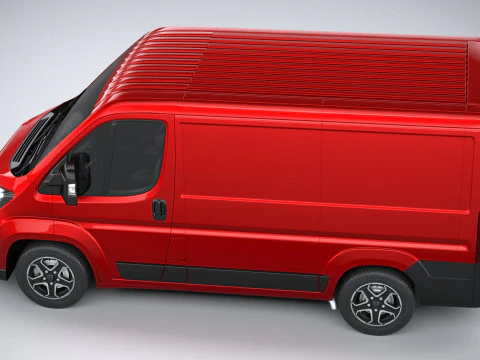 プジョー ボクサー L1H1 2024 3Dモデル