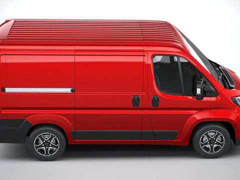 プジョー ボクサー L1H1 2024 3Dモデル