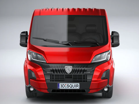 プジョー ボクサー L1H1 2024 3Dモデル