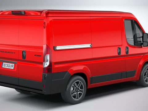 プジョー ボクサー L1H1 2024 3Dモデル