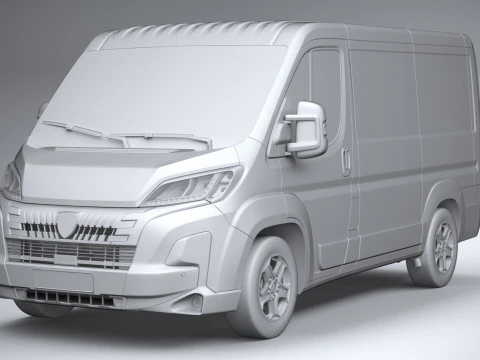 プジョー ボクサー L1H1 2024 3Dモデル