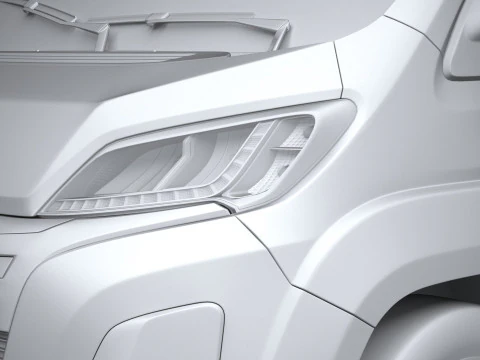 プジョー ボクサー L1H1 2024 3Dモデル