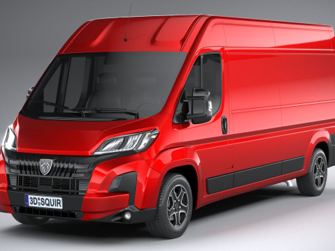 Peugeot Boxer L2H2 2024 Modèle 3D