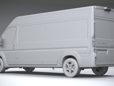 Peugeot Boxer L2H2 2024 Modèle 3D