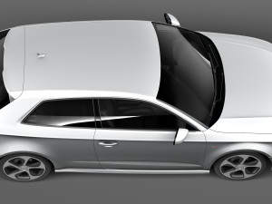 Audi A3 2013 S-Line 3D Model