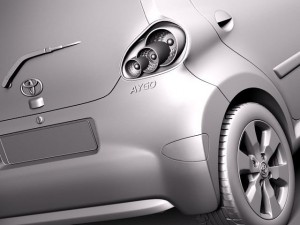 Toyota Aygo 2013 Modelo 3D