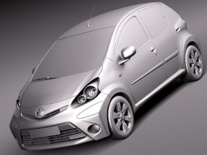 Toyota Aygo 2013 Modelo 3D