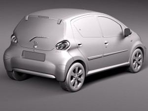 Toyota Aygo 2013 Modelo 3D