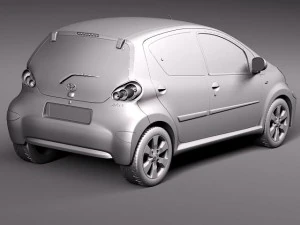 Toyota Aygo 2013 3D Model