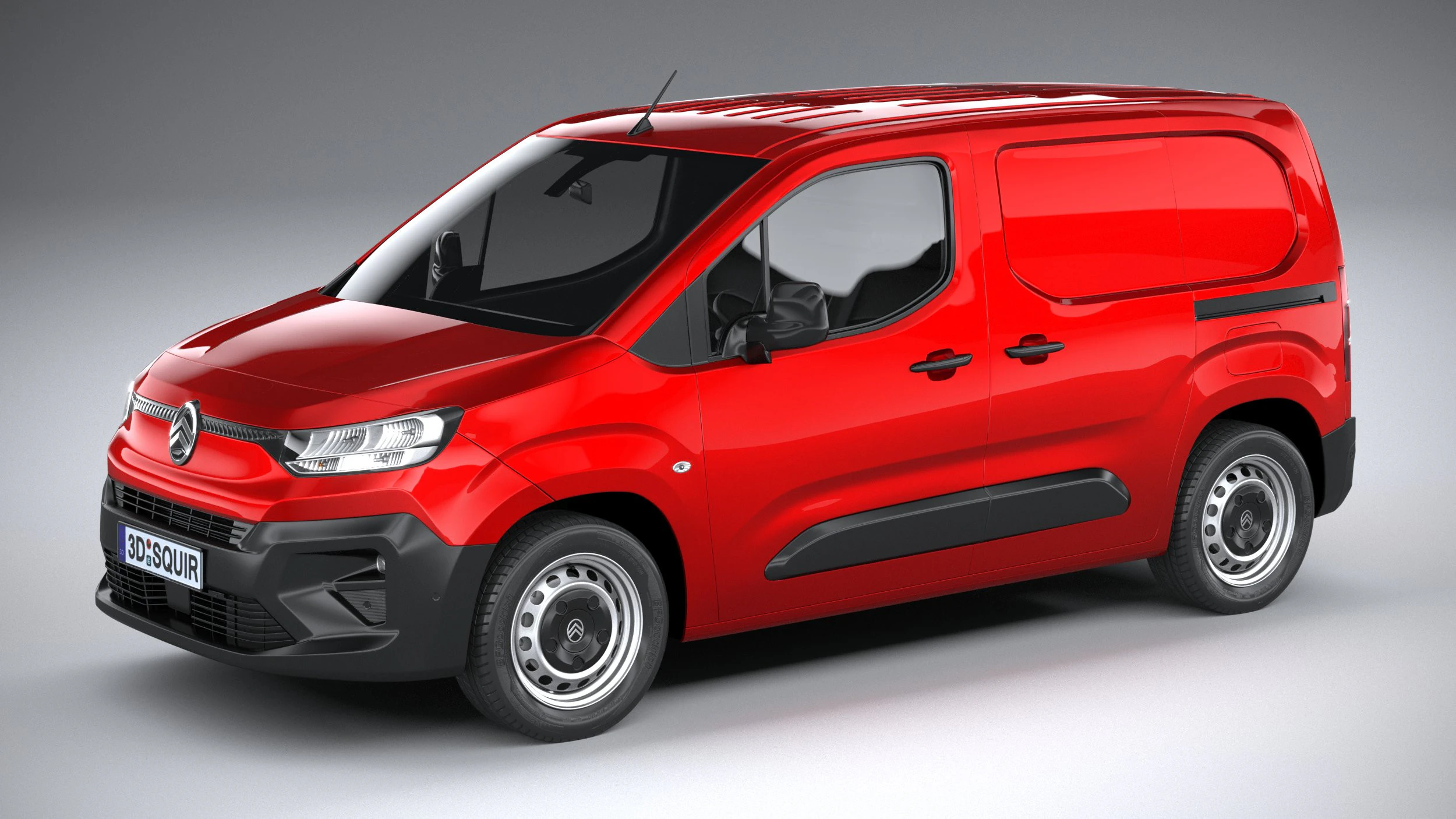 Citroen Berlingo 2024 3D Model .c4d .max .obj .3ds .fbx .stl .blend 