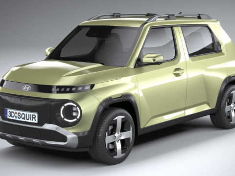 Hyundai Inster 2025 Model 3D