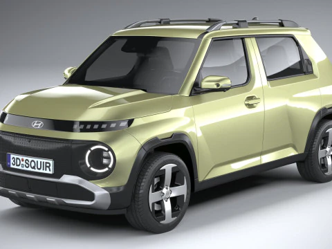 Hyundai Inster 2025 3D Model