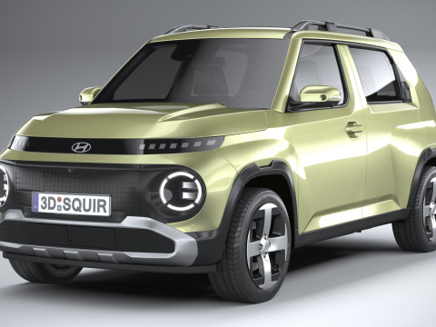 Hyundai Inster 2025 Model 3D