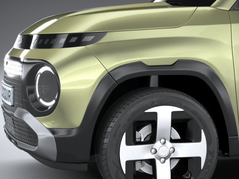 Hyundai Inster 2025 Model 3D