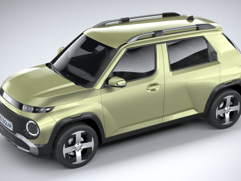 Hyundai Inster 2025 Model 3D