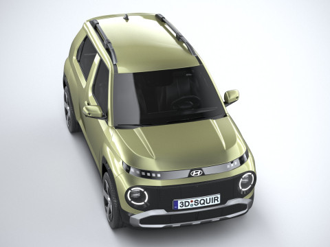 Hyundai Inster 2025 Model 3D