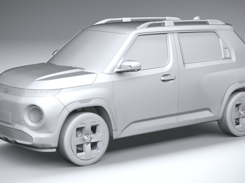Hyundai Inster 2025 Model 3D