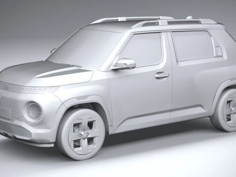 Hyundai Inster 2025 3D Model