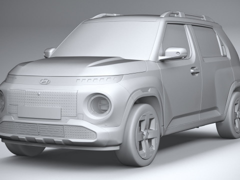 Hyundai Inster 2025 Model 3D